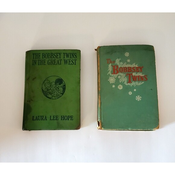Bobbsey Twins Books Laura Lee Hope In The Great West Merry Days Indoors And Out - Picture 1 of 7